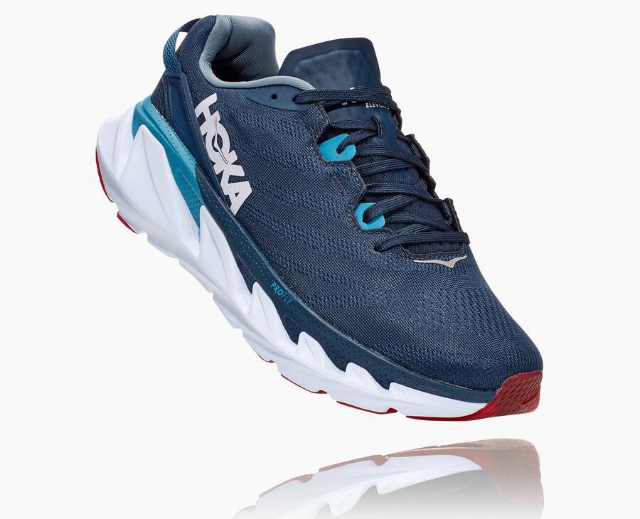 Hoka One One Koşu Ayakkabısı Erkek Lacivert/Beyaz - Elevon 2 - QP4680952